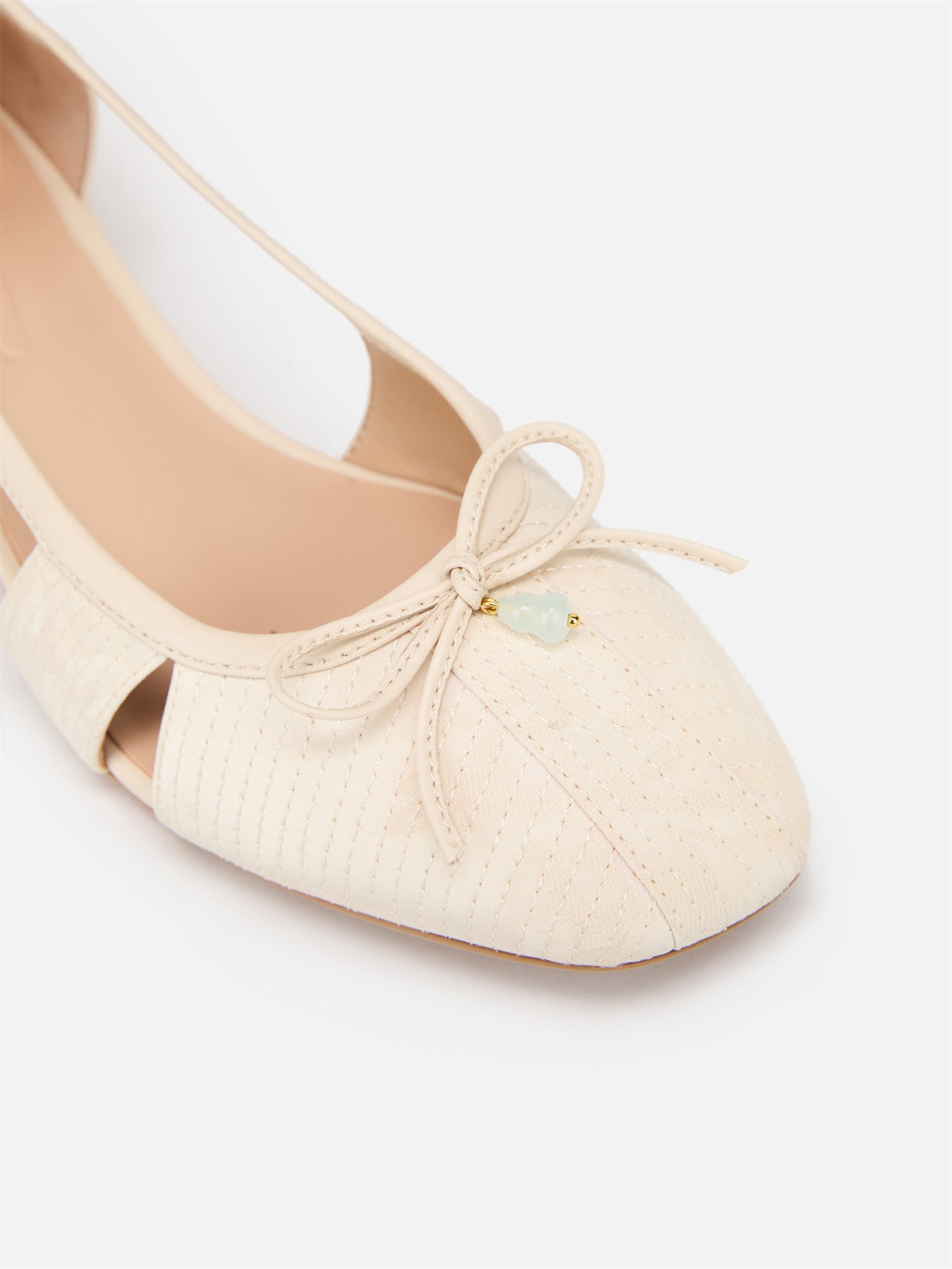 EP YAYING Shimmering Silk Flat Shoes EAKPSXB03CW