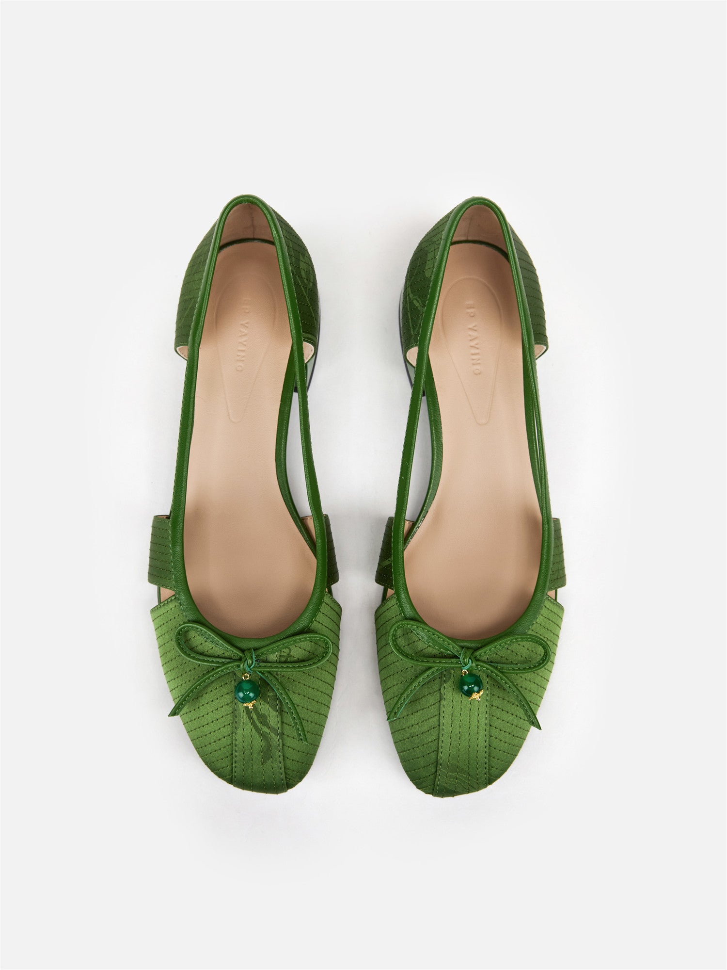 EP YAYING Shimmering Silk Flat Shoes EAKPSXB03BG