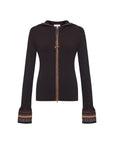 EP YAYING Vintage Ethnic Knit Hooded Cardigan
