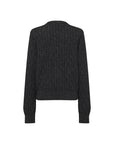 EP YAYING Wool-Cashmere Round-Neck Knit Cardigan