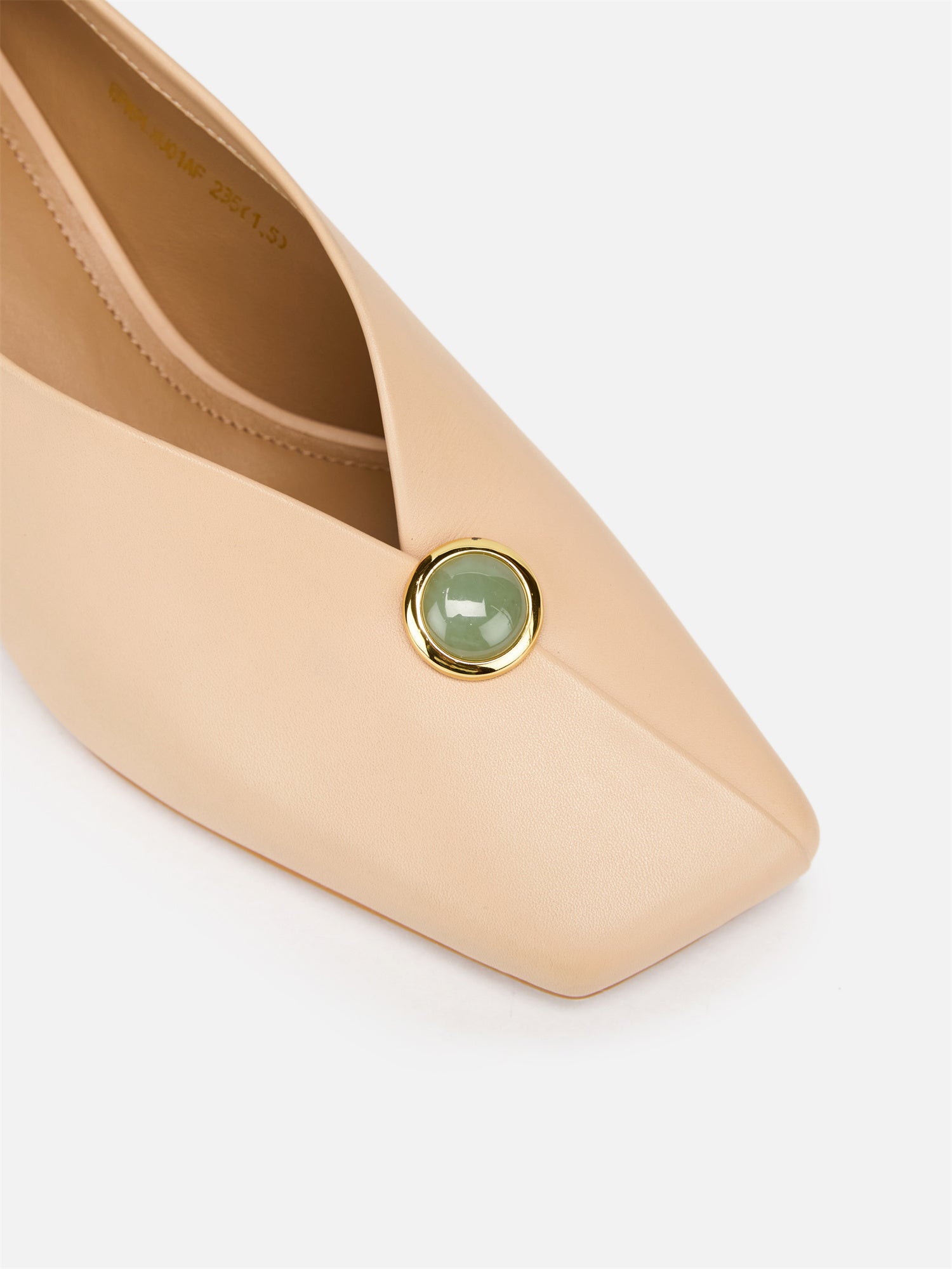 EP YAYING Peony Jade Square-Toed High Heels EPKPLXL01AF