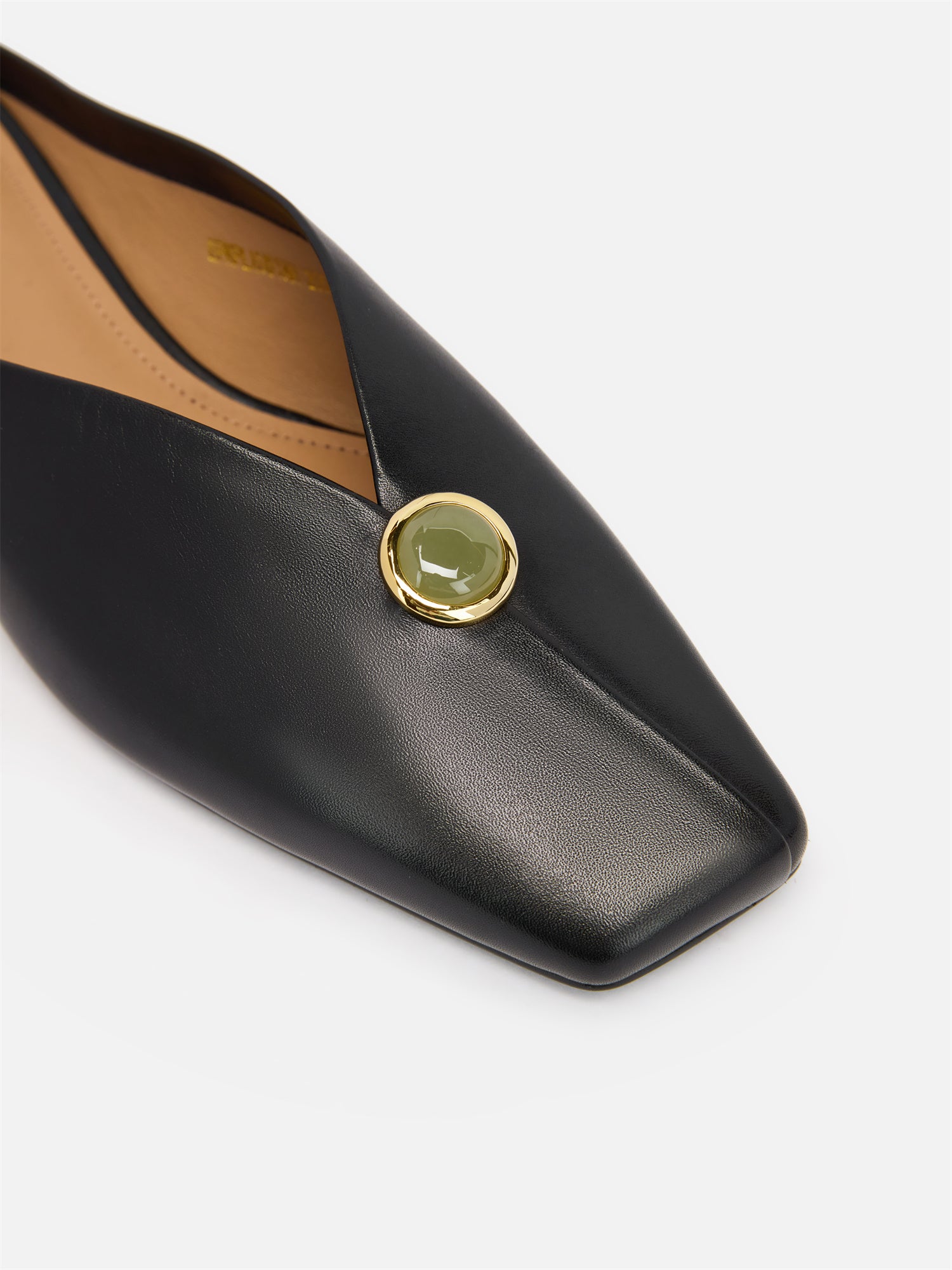 EP YAYING Peony Jade Square-Toe Slides EPKPLXU01AH
