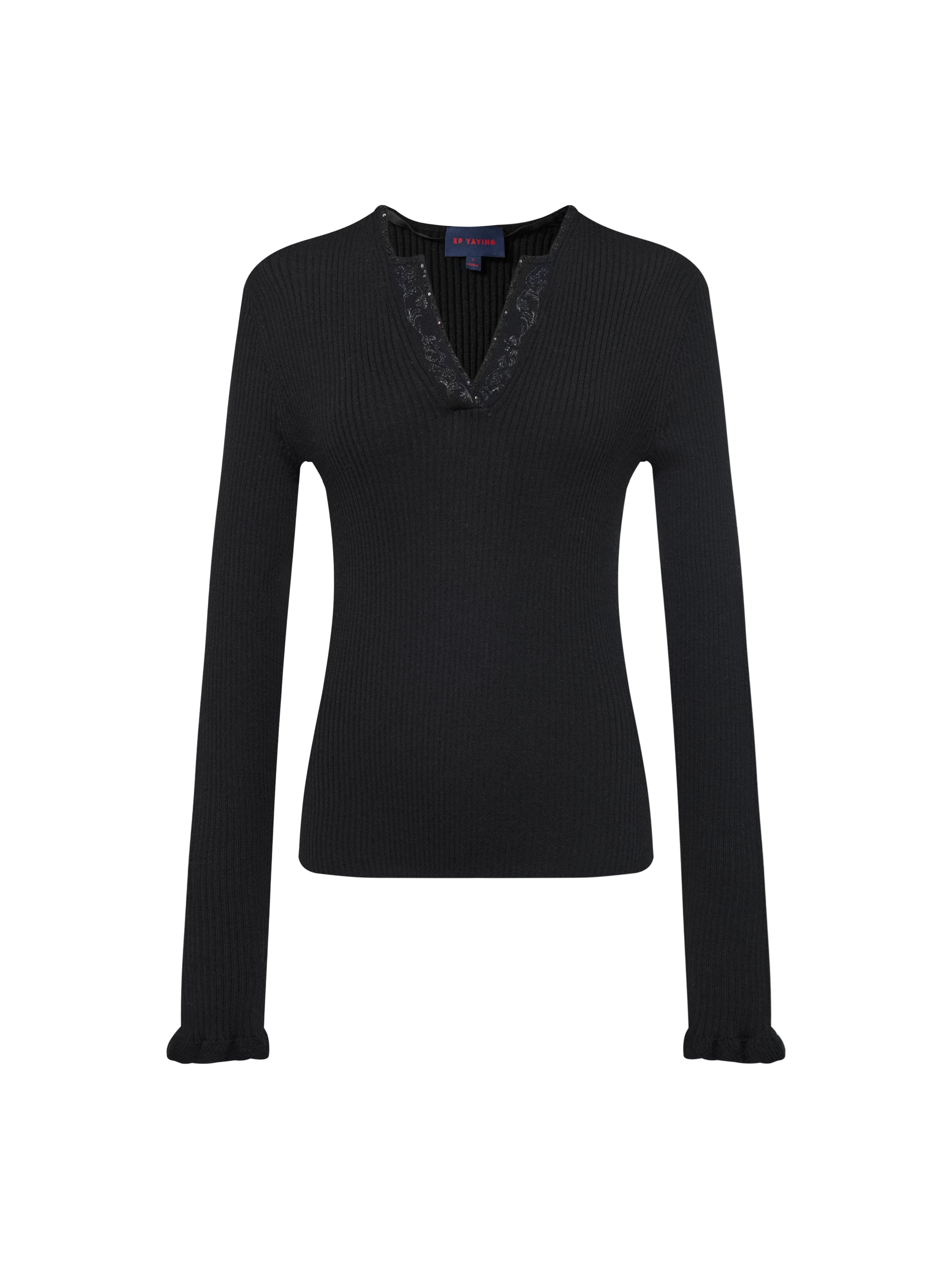 EP YAYING Blue Label V-Neck Base Layer Top