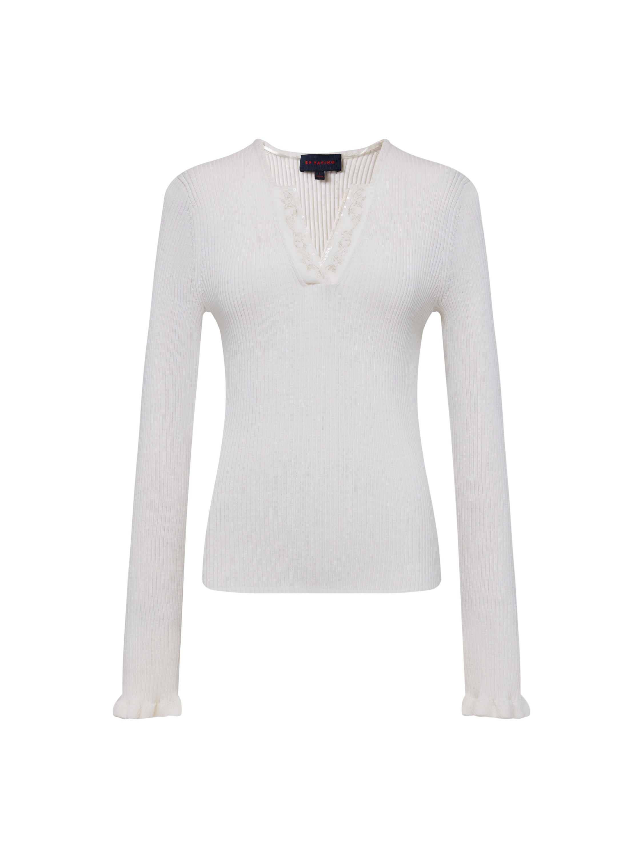 EP YAYING Blue Label V-Neck Base Layer Top