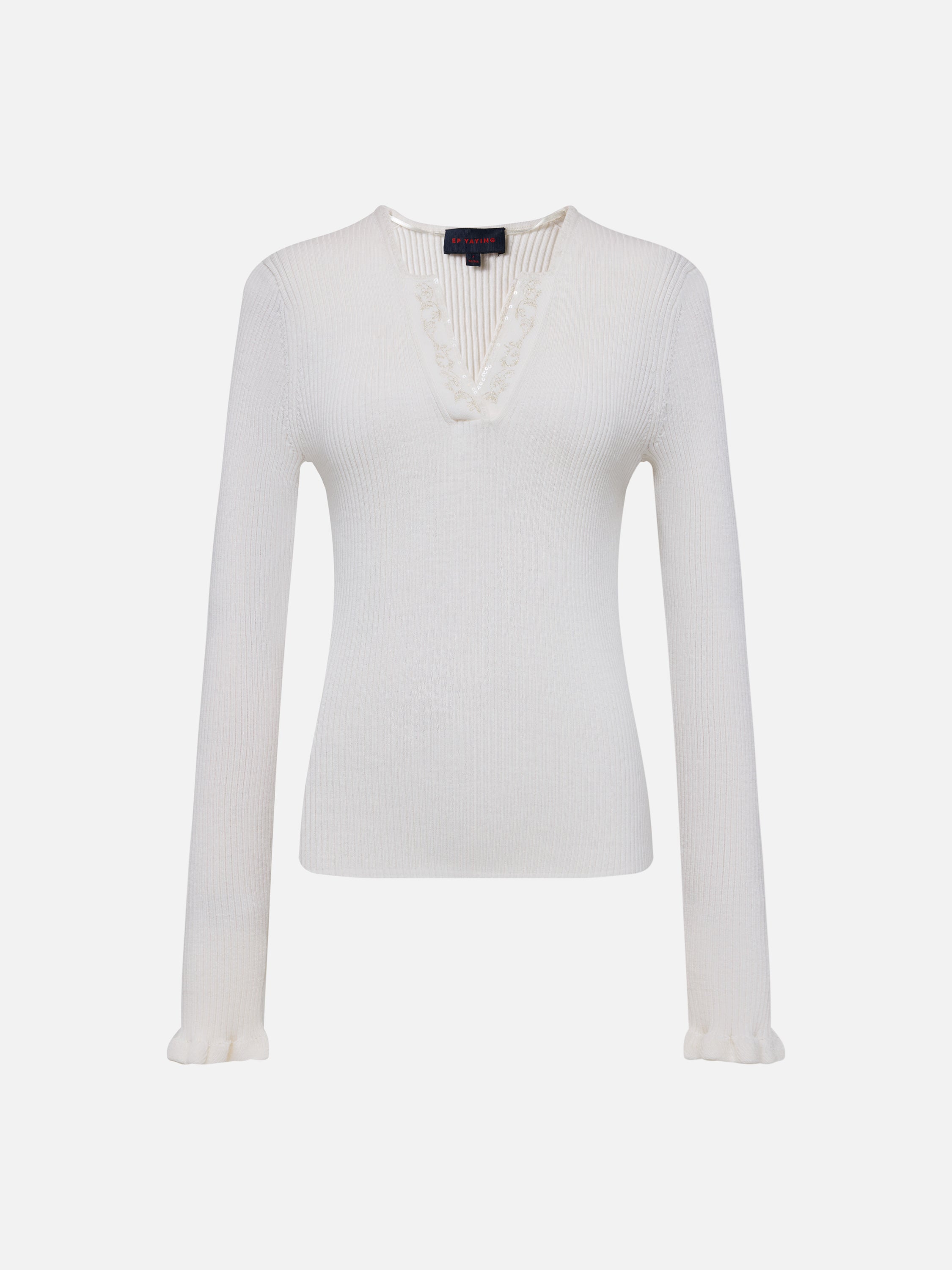 EP YAYING Blue Label V-Neck Base Layer Top