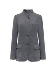 EP YAYING Soft Cashmere Double-Knit Formal Jacket