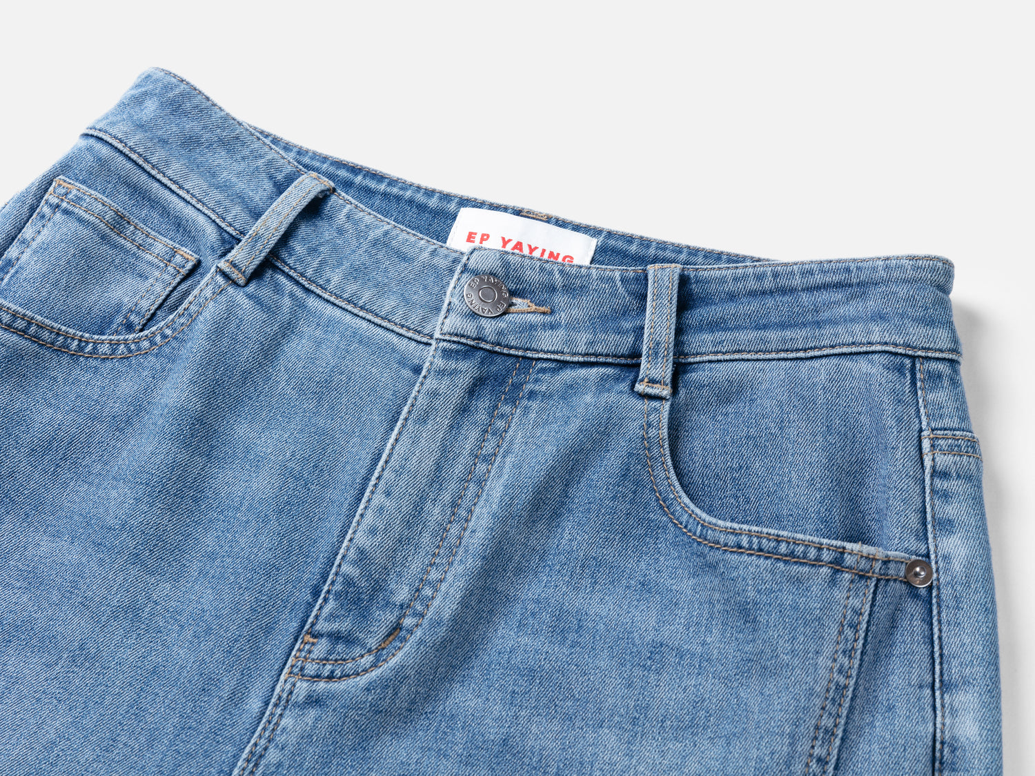 EP YAYING Antibacterial Cooling Denim Pants