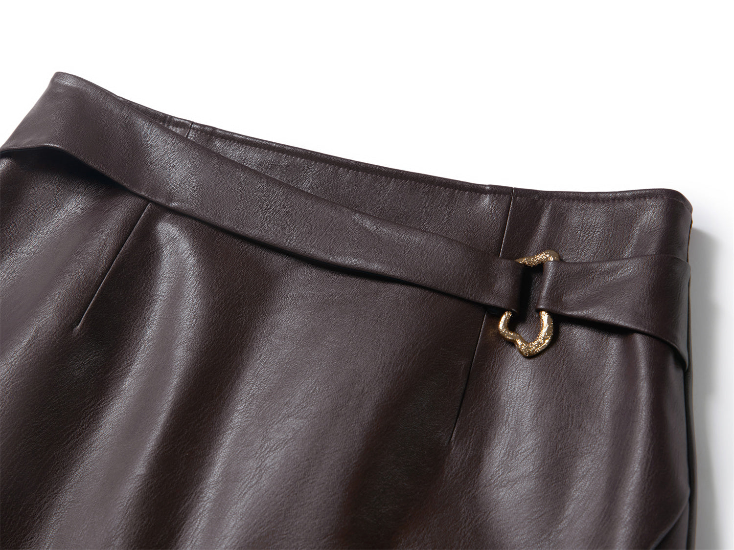 YAYING Faux Leather Skirt EPIIP3120BK