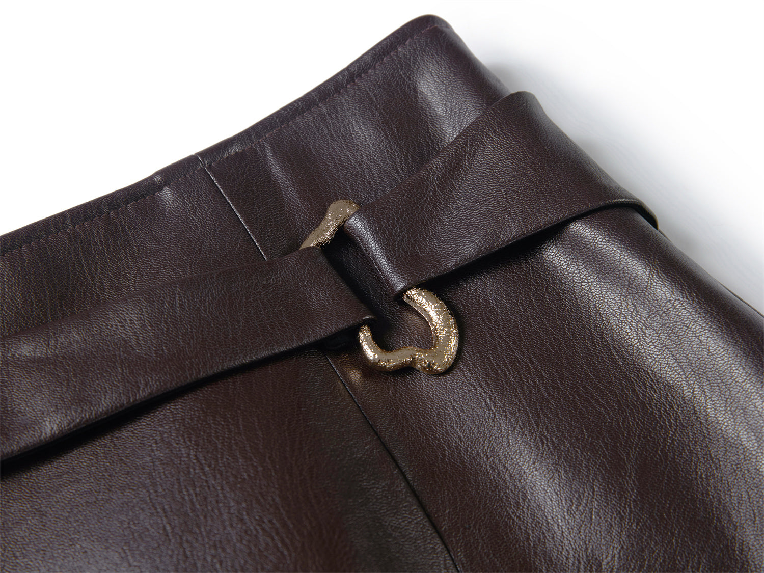 YAYING Faux Leather Skirt EPIIP3120BK