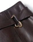 YAYING Faux Leather Skirt EPIIP3120BK