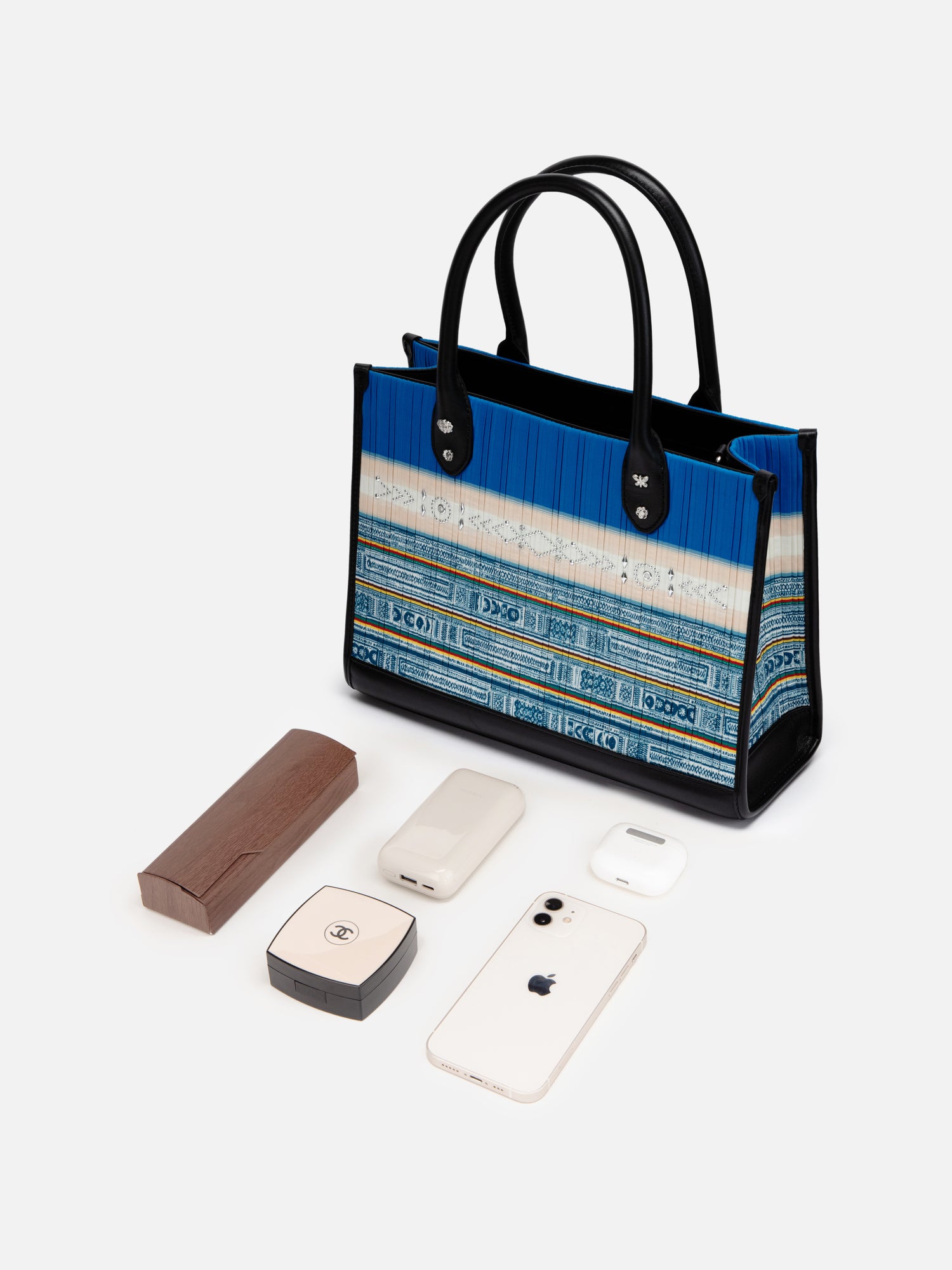 EP YAYING Gradient Pleated Tote Bag