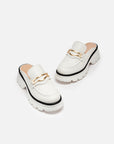 EP YAYING College Style Half-drag Loafers