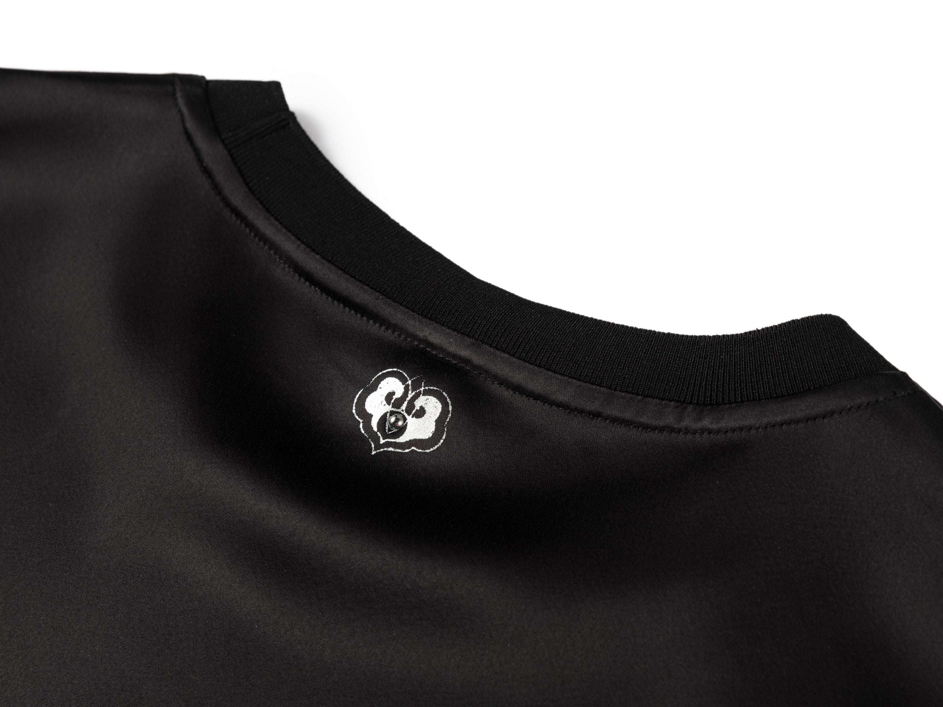YAYING SILK PRINT T-SHIRT