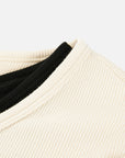 EP YAYING Slim-Fit Knit Base Layer Top EGKAS5507AM
