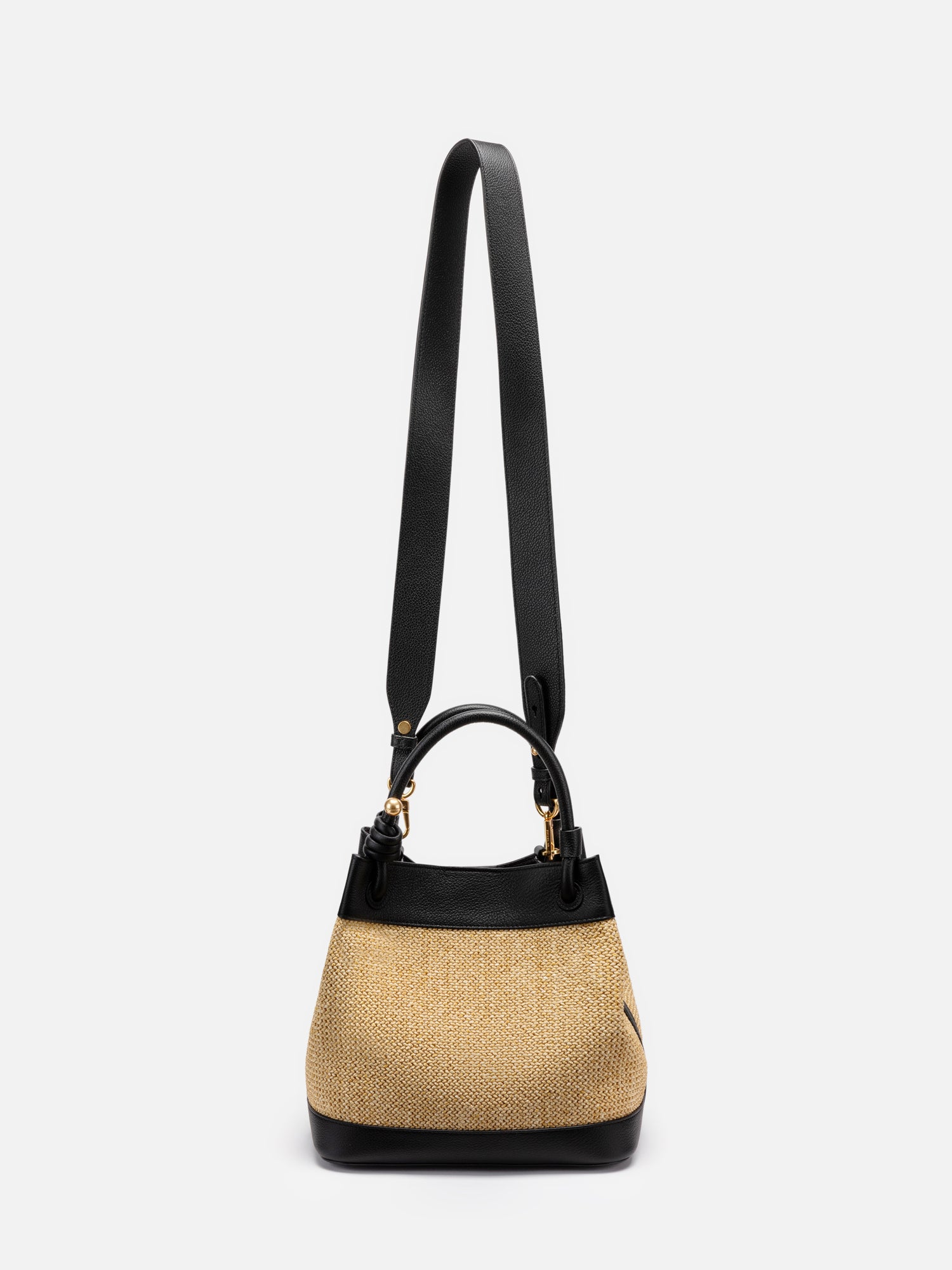EP YAYING Lucky Woven Bucket Handbag