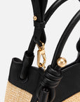 EP YAYING Lucky Woven Bucket Handbag