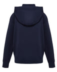 YAYING Navy Hoodie with Embroidery