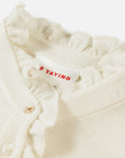 EP YAYING Petal-Collar Soft Wool Knit Sweater
