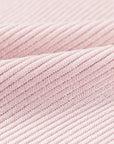 YAYING vertical striped crew neck short-sleeved knit sweater