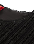 YAYING Round Neck Sleeveless Knit Top with Wave Layer Texture