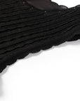 YAYING Round Neck Sleeveless Knit Top with Wave Layer Texture
