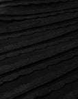YAYING Round Neck Sleeveless Knit Top with Wave Layer Texture