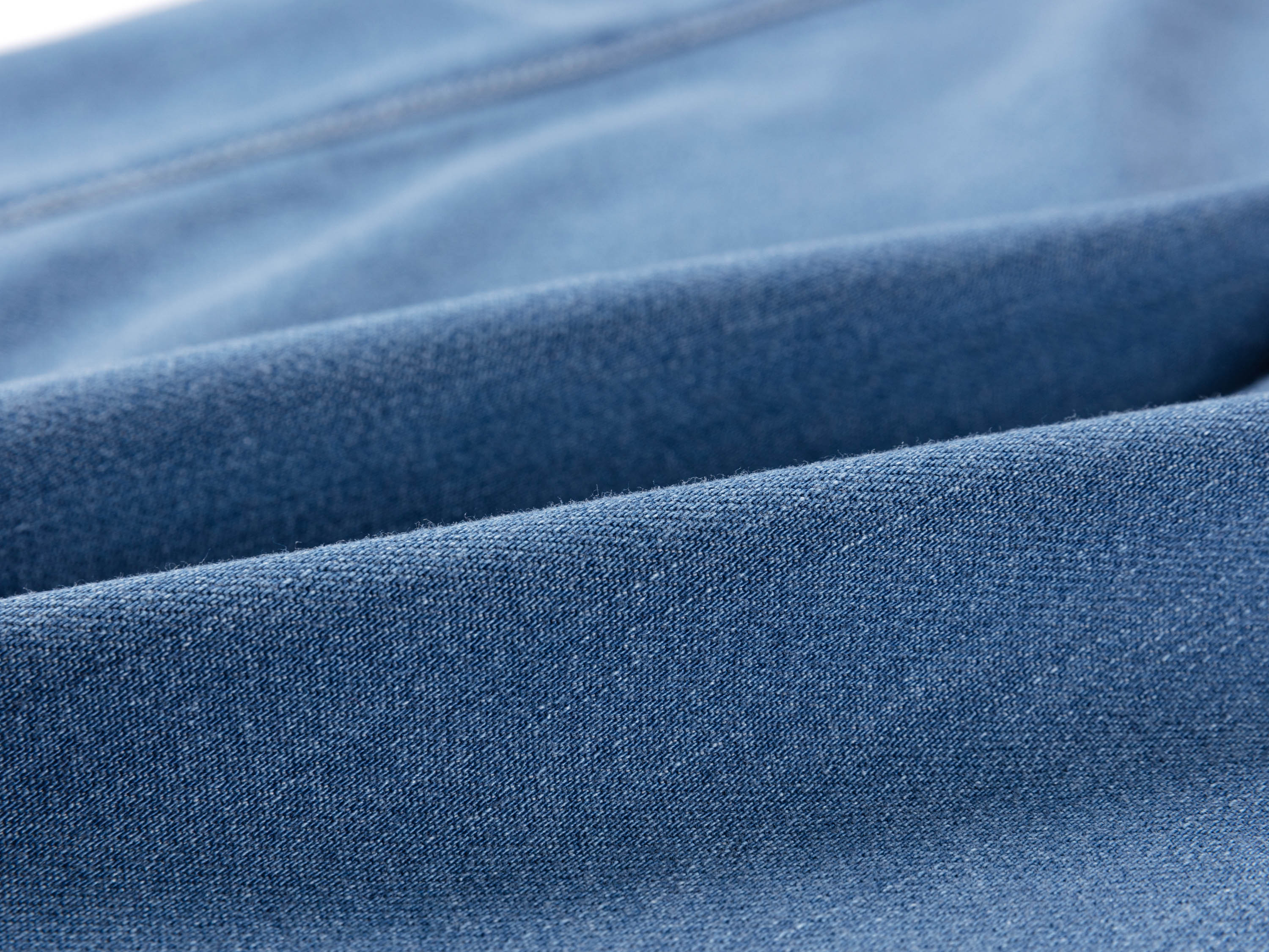 YAYING Silk Blend Denim Wide-Leg Pants