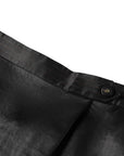 YAYING TIE-WAIST A-LINE MIDI SKIRT
