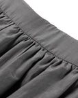 YAYING Mulberry Silk-Cotton Flared Skirt