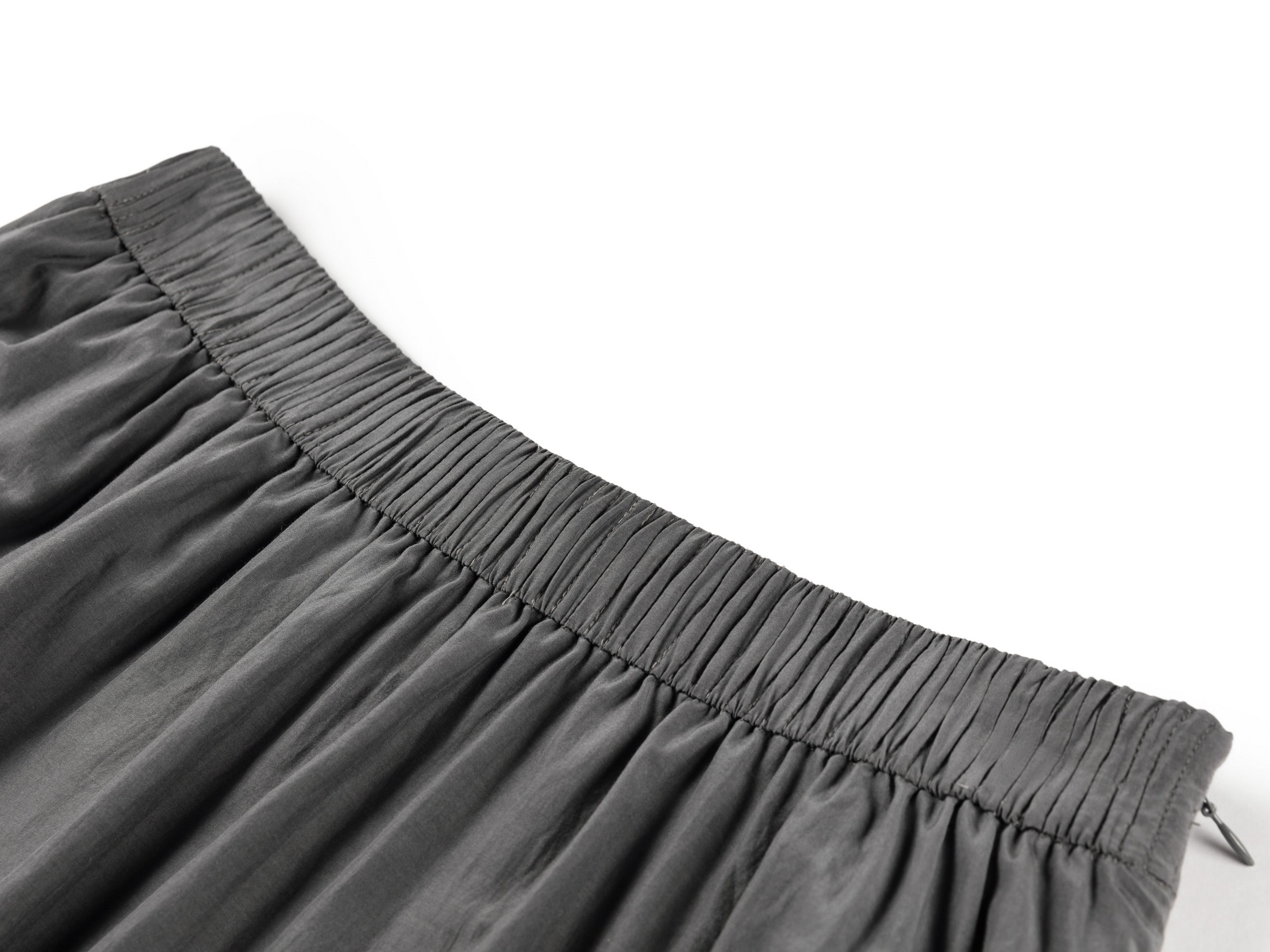 YAYING Mulberry Silk-Cotton Flared Skirt