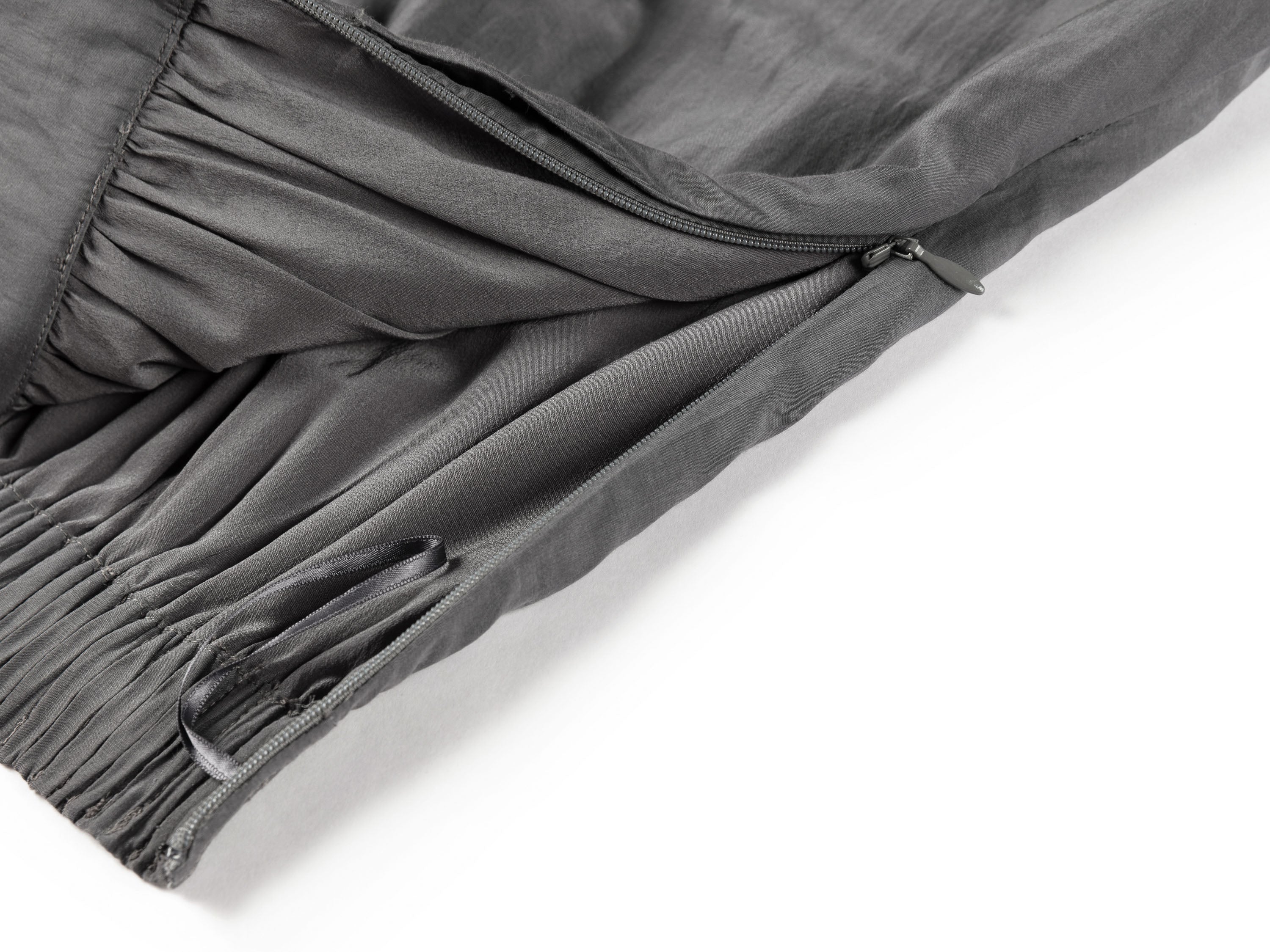 YAYING Mulberry Silk-Cotton Flared Skirt