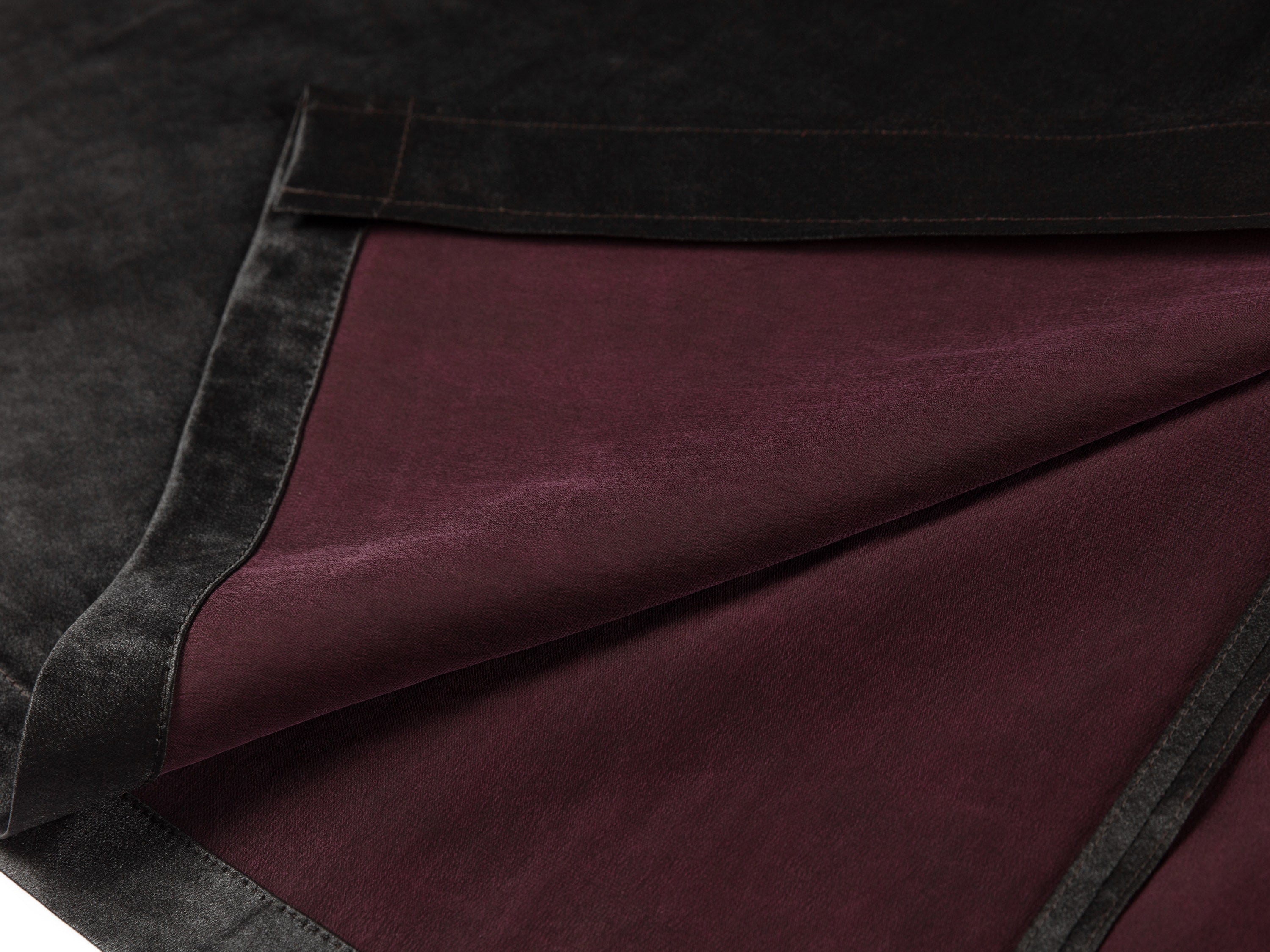 YAYING TIE-WAIST A-LINE MIDI SKIRT