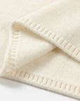 EP YAYING Drawstring Mock-Neck Cashmere Knit Top