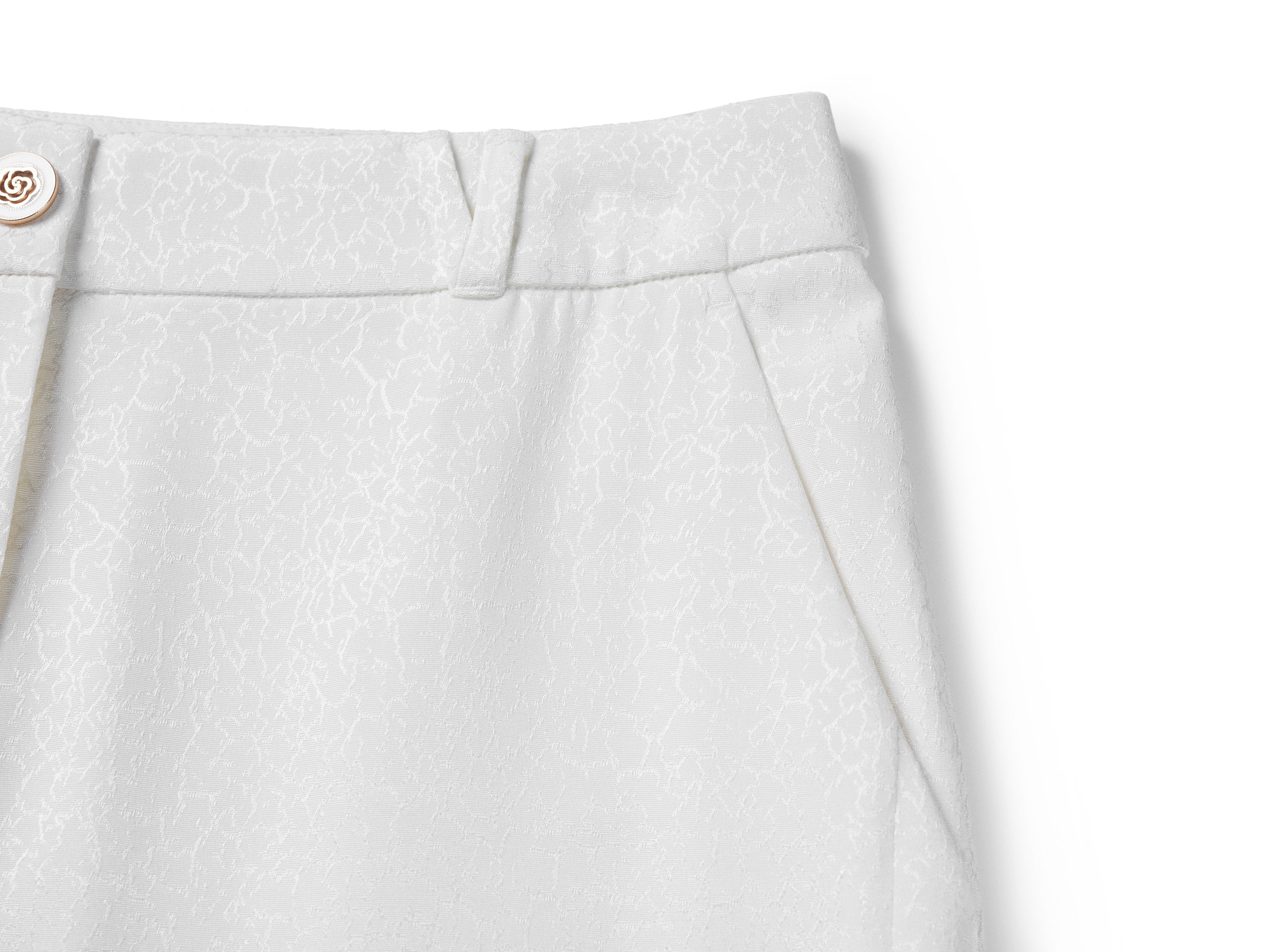 YAYING White Straight Leg Pants