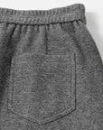 EP YAYING Soft Cashmere Double-Knit Straight-Leg Pants