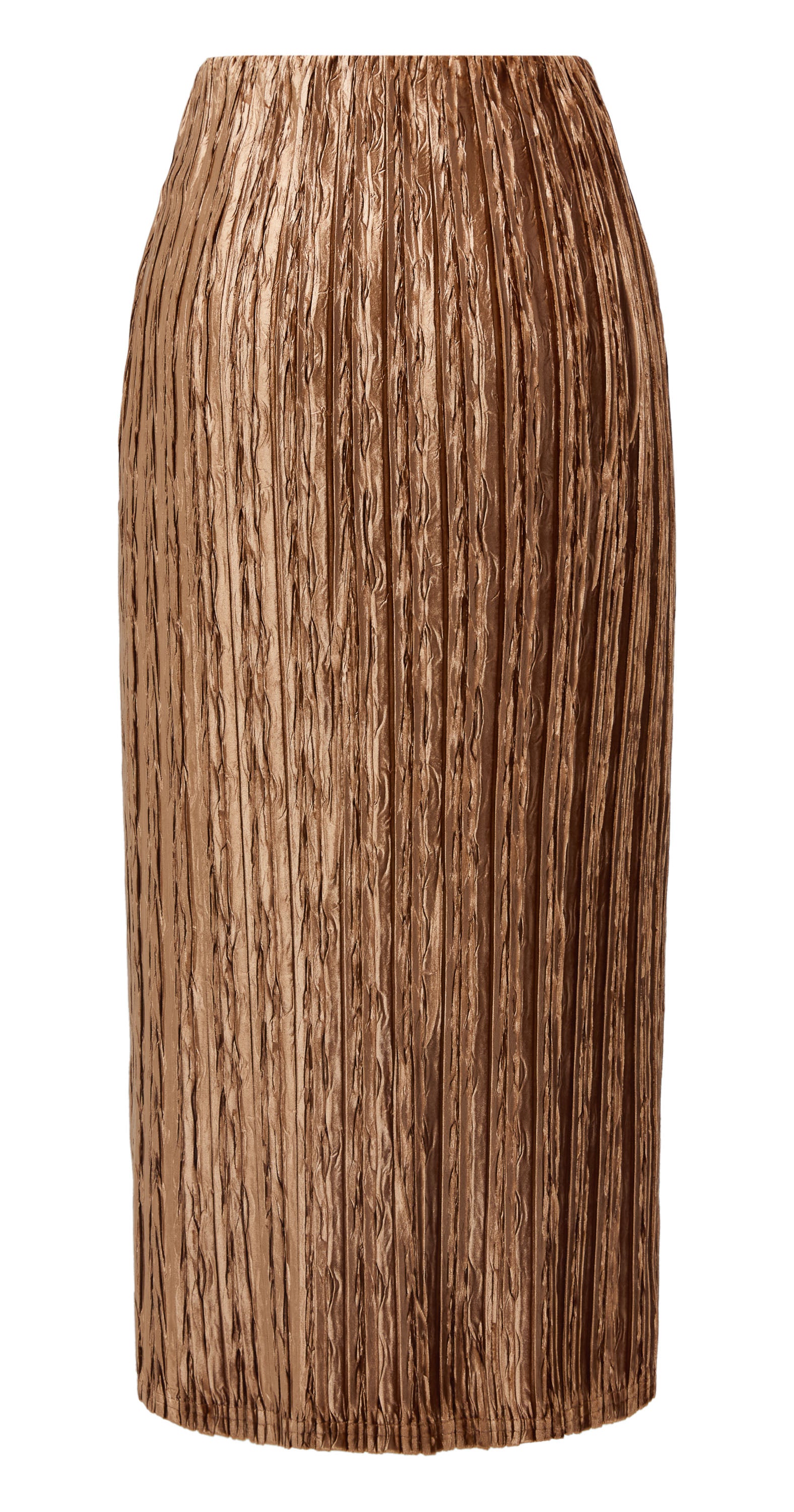 YAYING Gold Pleated Skirt