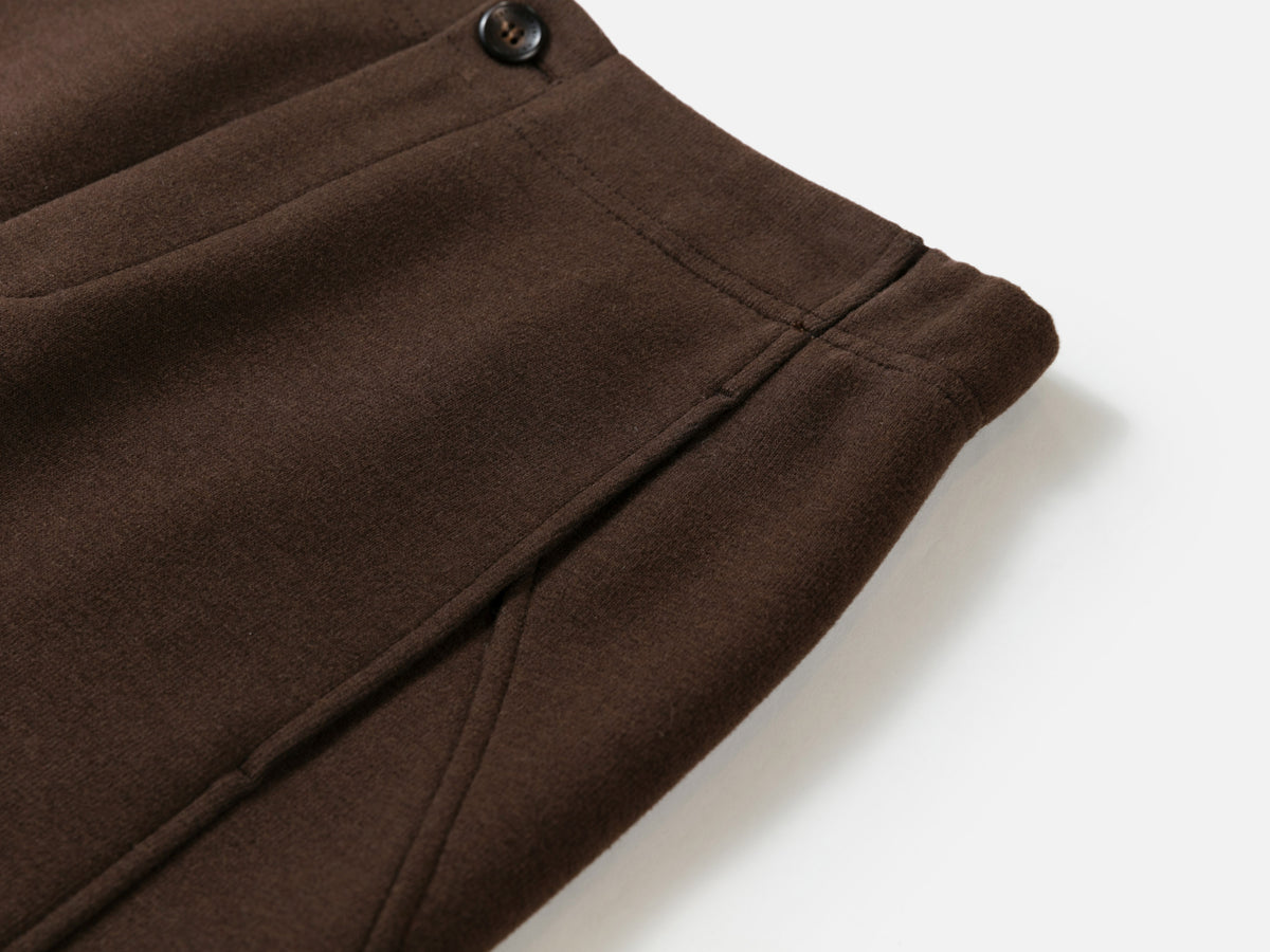 EP YAYING Textured Brushed Straight-Leg Pants