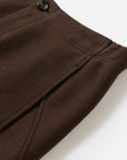 EP YAYING Textured Brushed Straight-Leg Pants