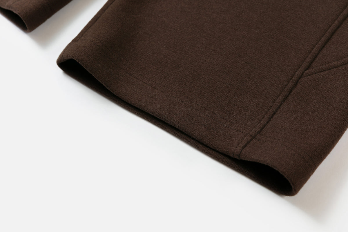EP YAYING Textured Brushed Straight-Leg Pants