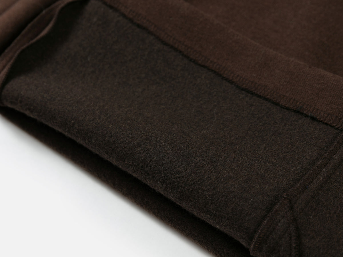 EP YAYING Textured Brushed Straight-Leg Pants