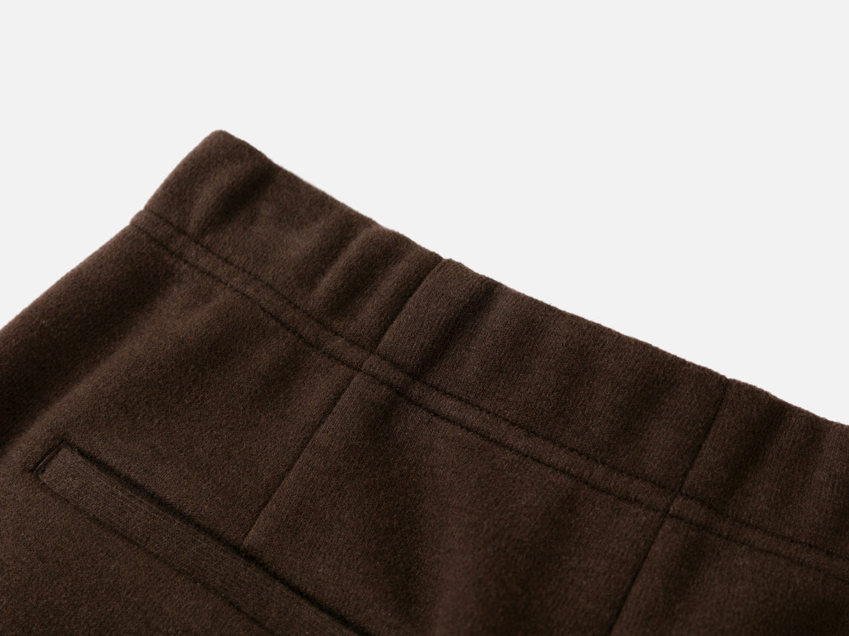EP YAYING Textured Brushed Straight-Leg Pants