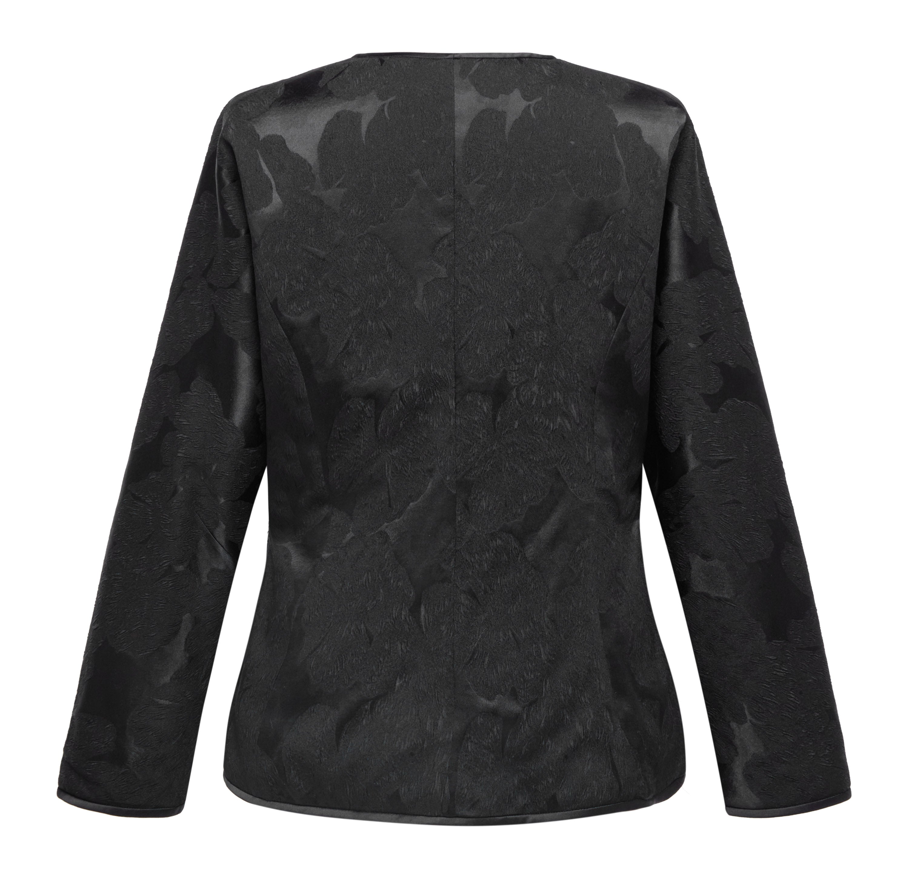 YAYING Black Button Knit Top