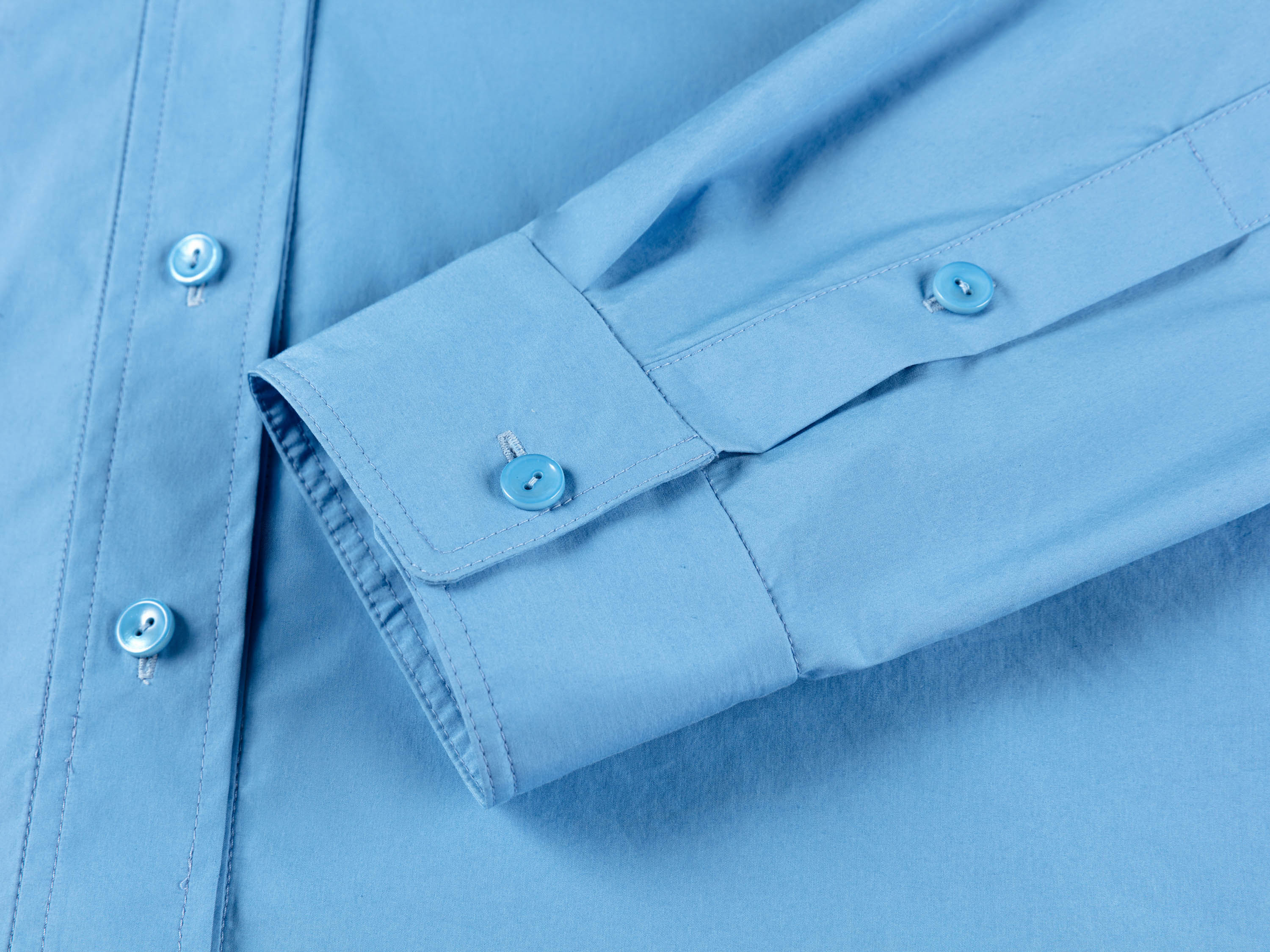 YAYING Silk cotton long-sleeved elegant collared shirt