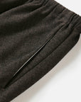 EP YAYING Wool Blend Drawstring High-Waist Wide-Leg Pants
