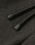 EP YAYING Wool Blend Drawstring High-Waist Wide-Leg Pants
