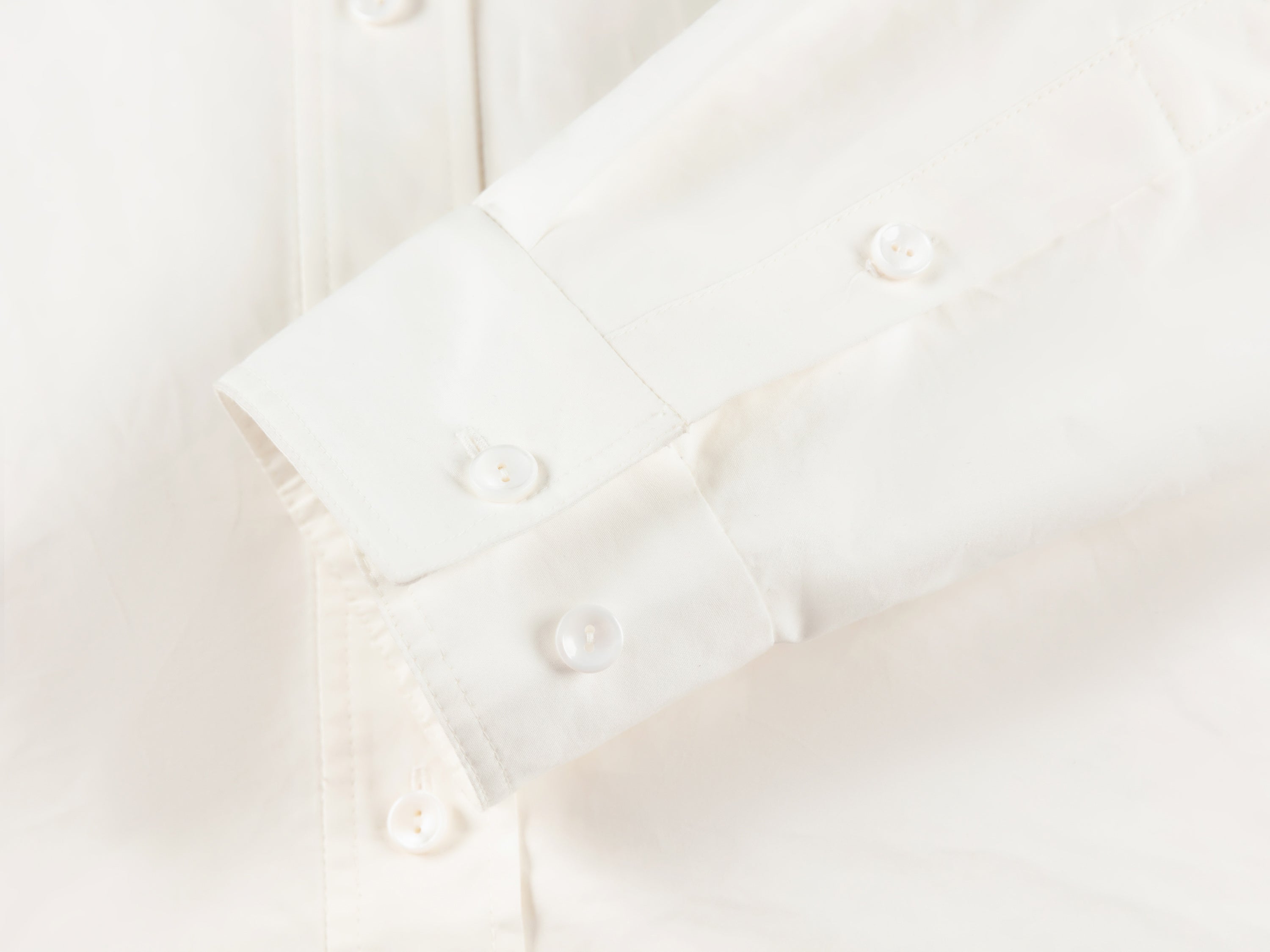 YAYING Short-cut silk cotton long-sleeved elegant collared shirt