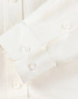 YAYING Short-cut silk cotton long-sleeved elegant collared shirt