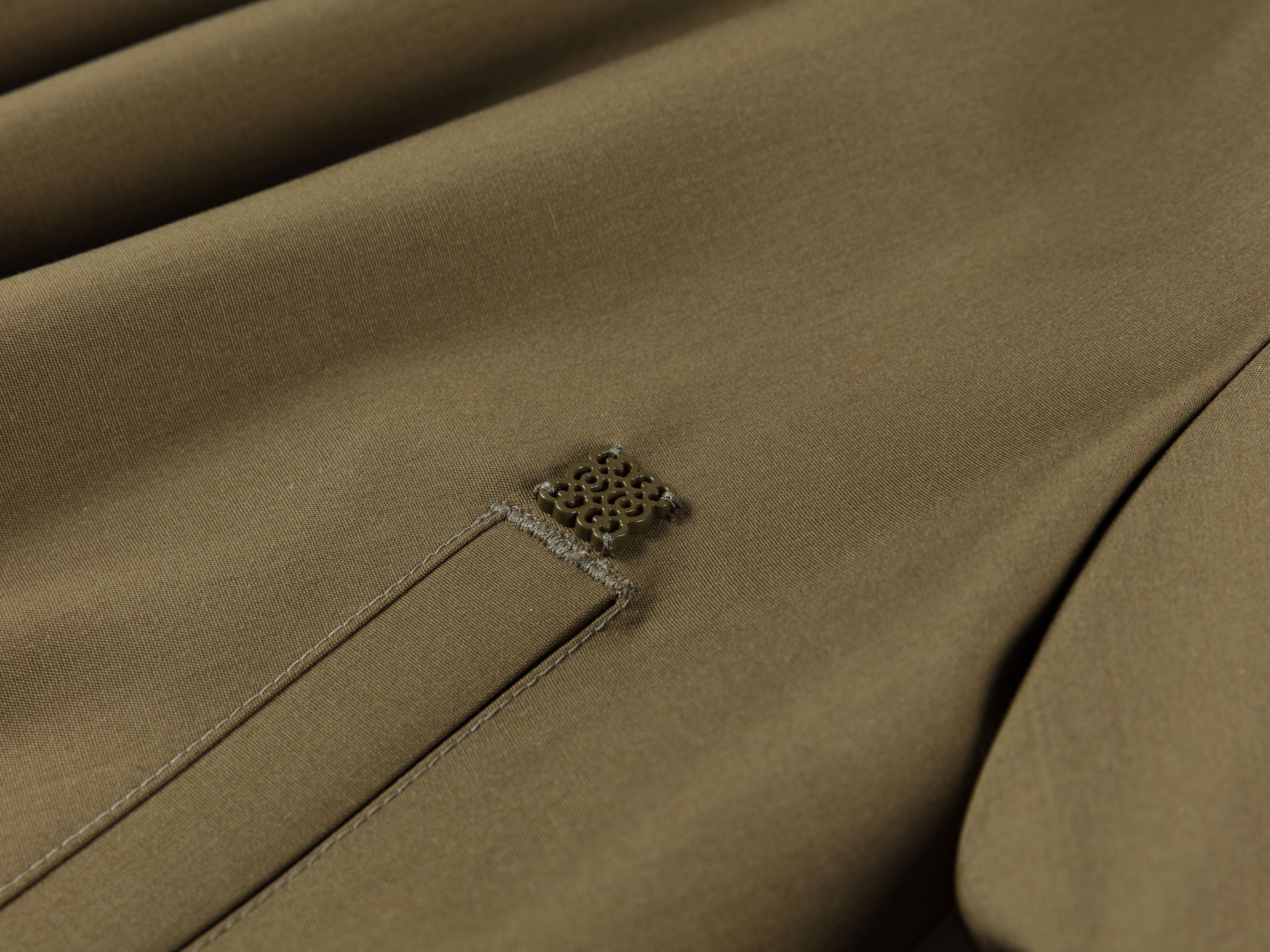 YAYING Pure Wool Stand Collar Jacket