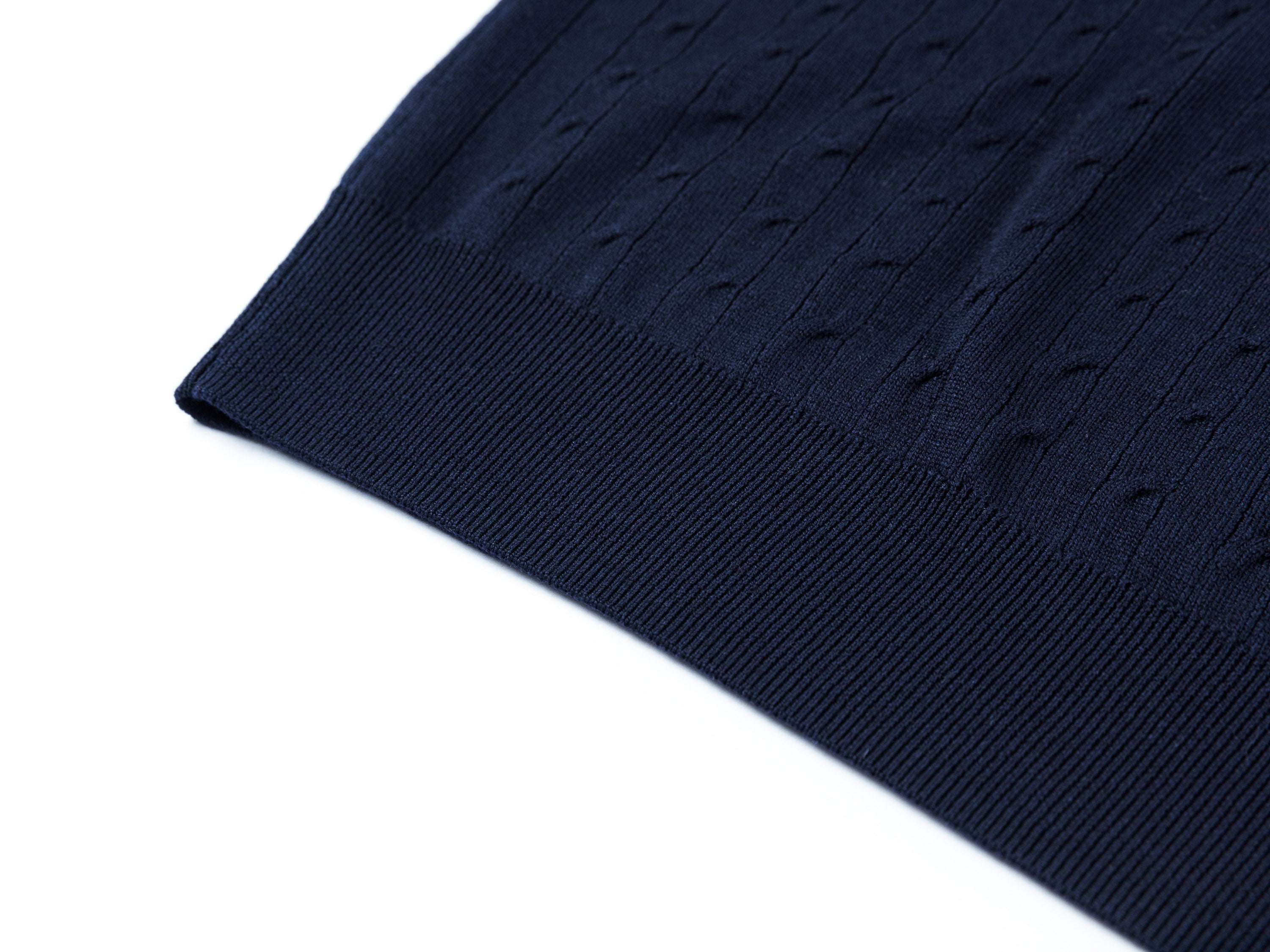 YAYING 100% Merino Wool Lapel Short Sleeve Knit Top