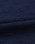 YAYING 100% Merino Wool Lapel Short Sleeve Knit Top